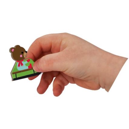 Janod - Interaktív mágneses készlet MAGNETIBOOK évszakok