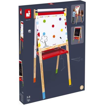 Janod - Piros mágneses tábla