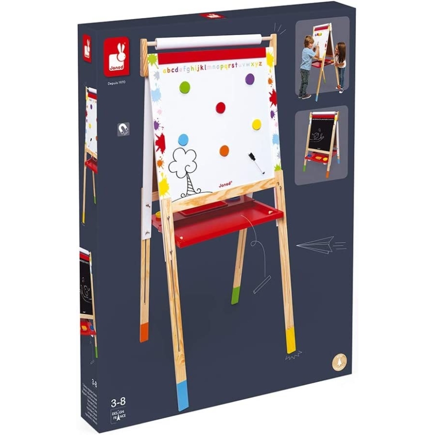 Janod - Piros mágneses tábla
