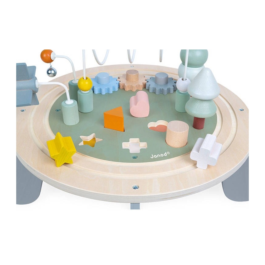 Janod - Interaktív gyerekasztal SWEET COCOON autók