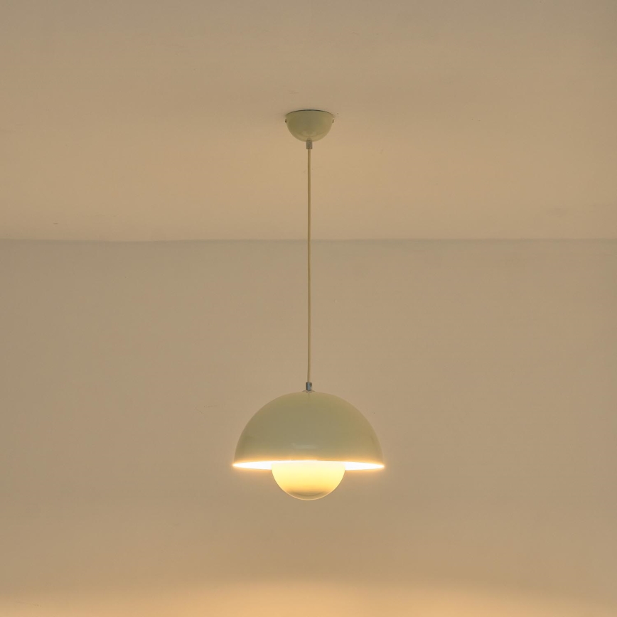 JARDEN kábeles függőlámpa 1xE27/15W/230V krémszínű