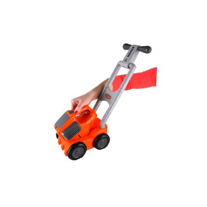 Játék fűnyíró buborékfújóval és világítással, 4xAA elemmel