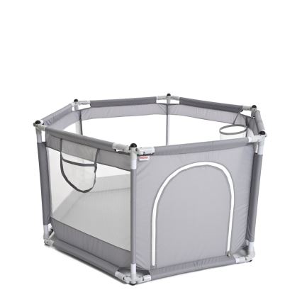 Játékkarám 120 cm szürke