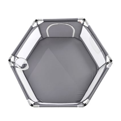 Játékkarám 120 cm szürke