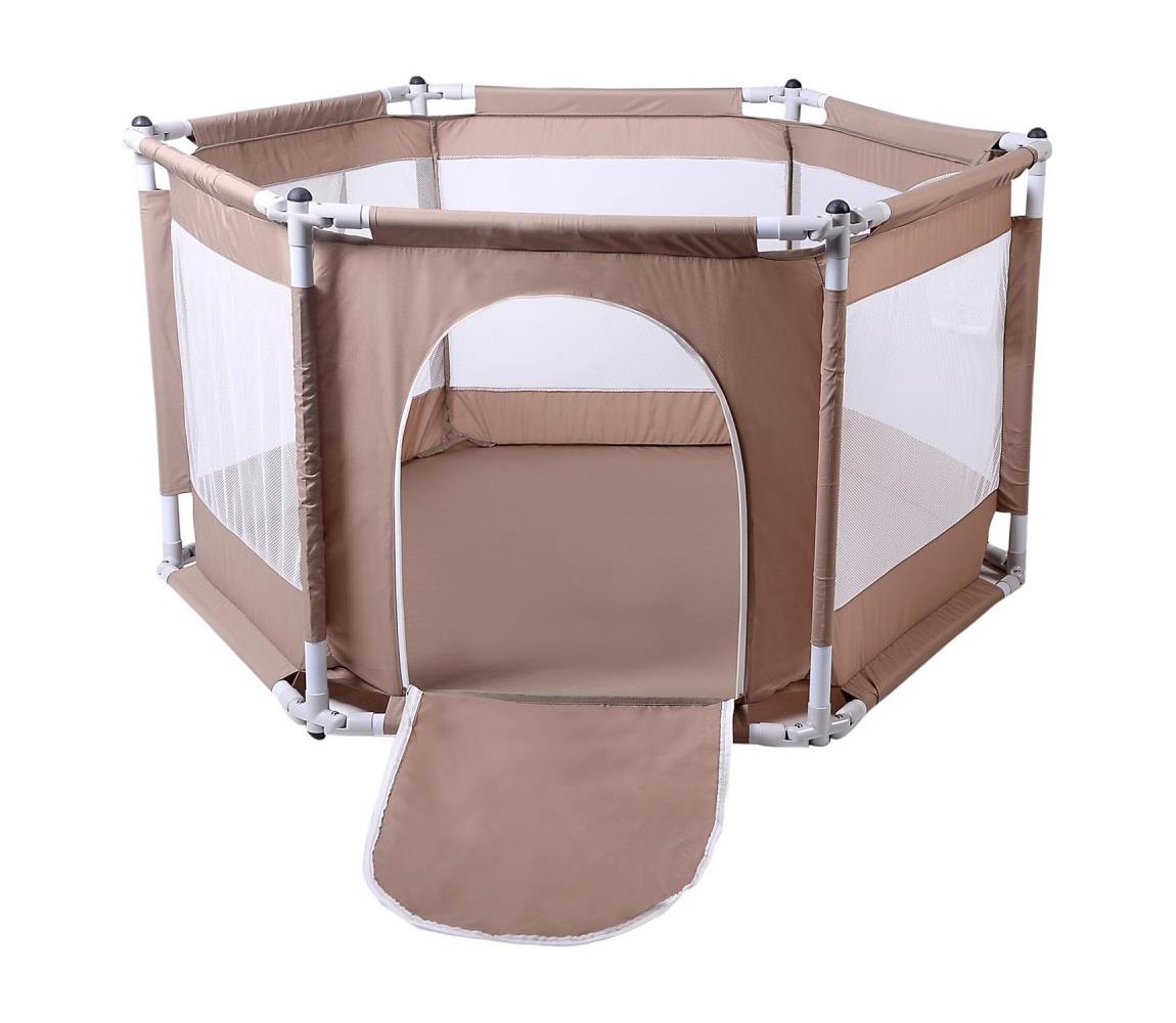 Játékkerítés 120 cm barna színben 388HLM1104