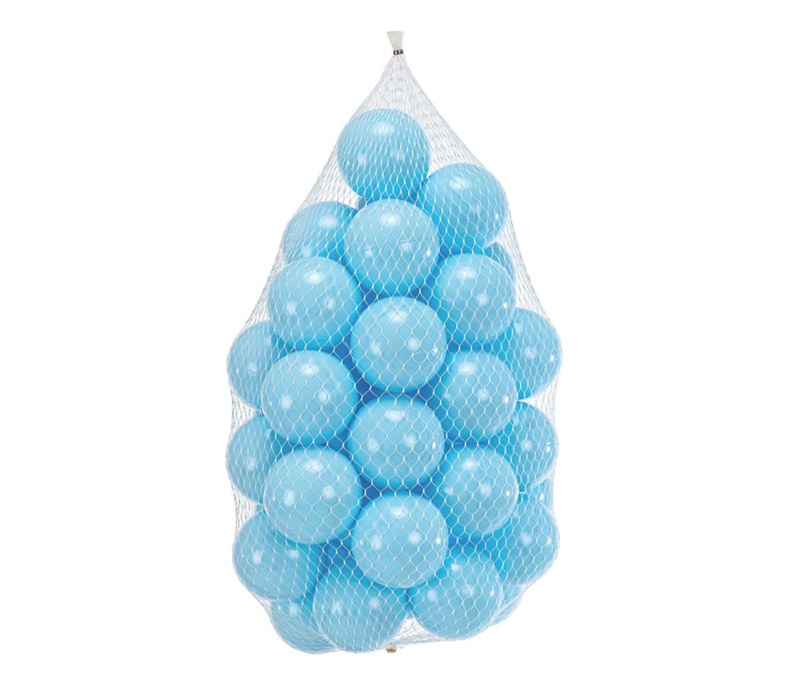 Játékműanyag golyók 50 db, 7 cm átmérő, kék 306WLG1107