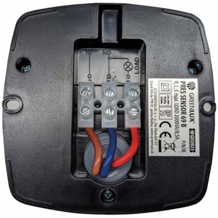 Jelenlétérzékelő PRES SENSOR 2000W fekete