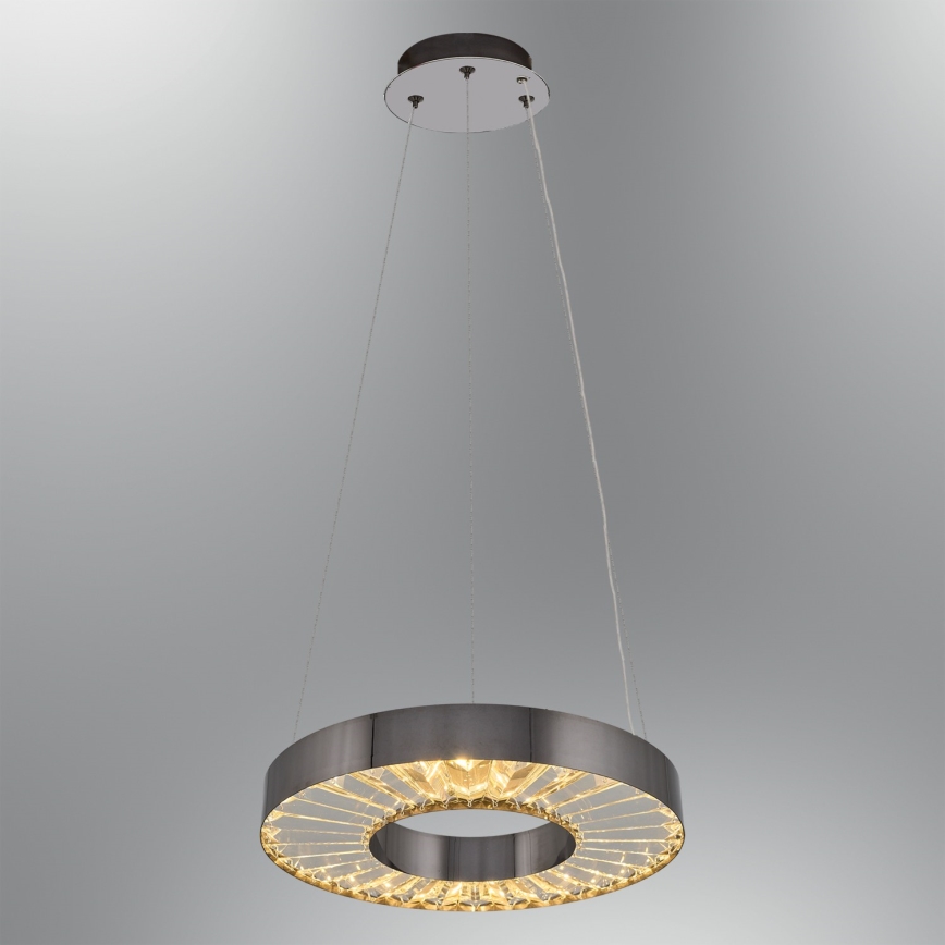 JESI LED csillár kábelen 35W/230V 3000K átm. 40 cm ezüst