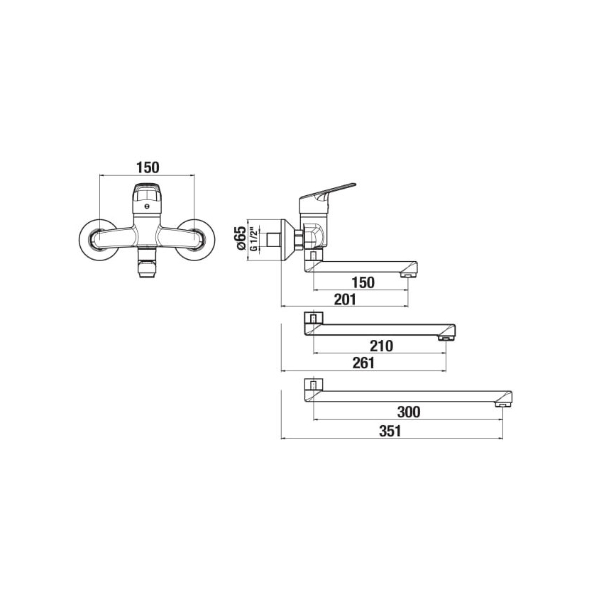 JIKA H3112E70042201 - TALAS mosdócsaptelep 15x20,1 cm fényes króm