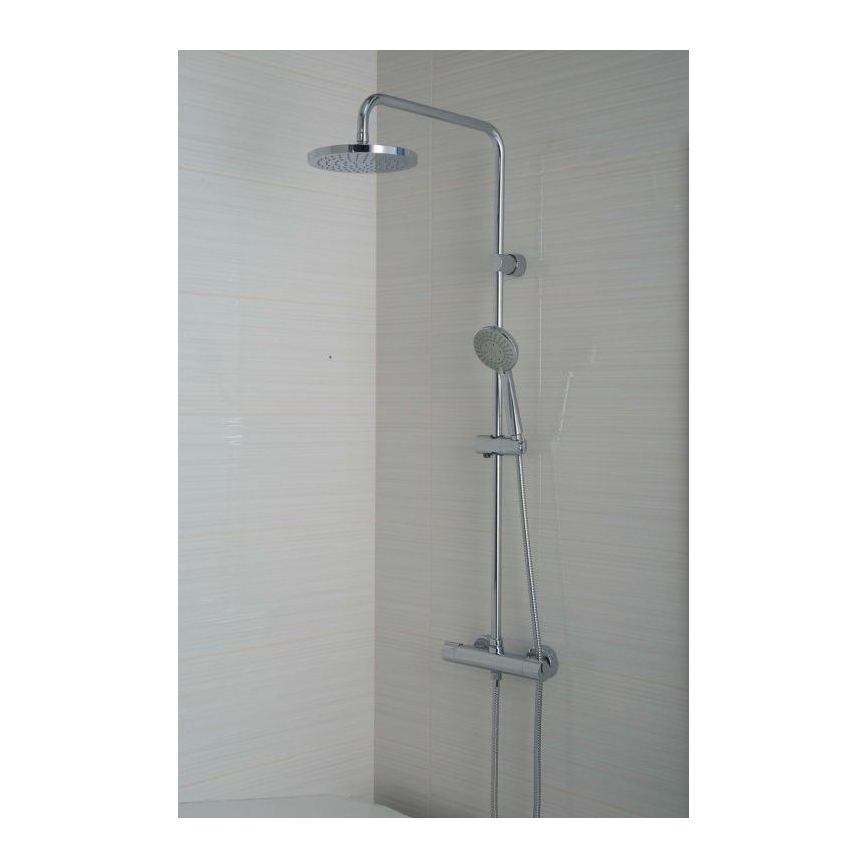 JIKA H3337170045711 - Zuhanykészlet termosztátos MIO csapteleppel, fényes króm