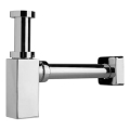 JIKA H3747300040001 - Szögletes mosdószifon CUBITO, fényes króm