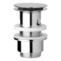 JIKA H3917100040001 - Mosdó leeresztő CLICK-CLACK, Ø 6,3 cm, fényes króm