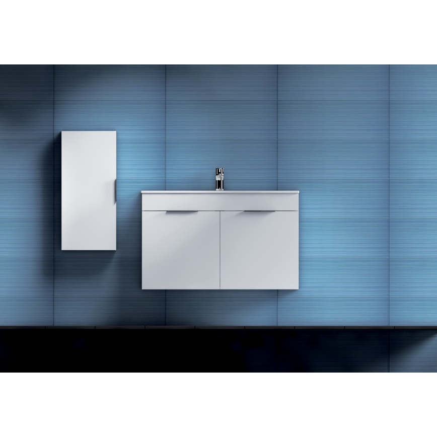 JIKA H4536011763001 - Fürdőszobai szekrény mosdóval CUBE 60,7x65 cm fehér