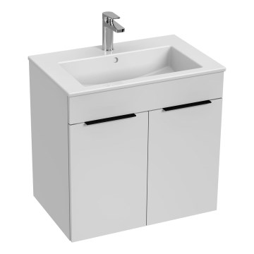 JIKA H4536011763001 - Fürdőszobai szekrény mosdóval CUBE 60,7x65 cm fehér