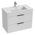JIKA H4537621763001 - CUBE 80 cm fürdőszobai szekrény mosdóval, fehér