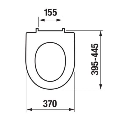 JIKA H8903850000631 - WC ülőke SoftClose LYRA duroplast/fehér