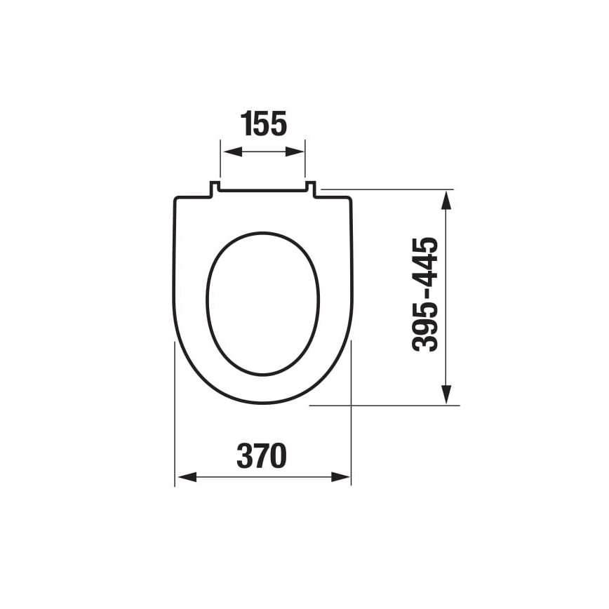JIKA H8903850000631 - WC ülőke SoftClose LYRA duroplast/fehér