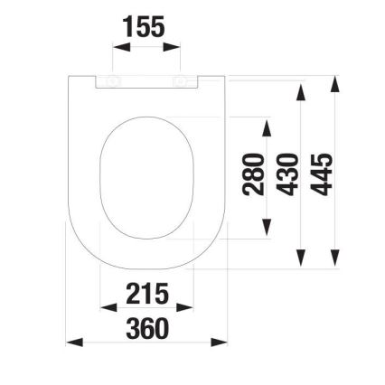 JIKA H8917167570631 - SoftClose MIO WC-ülőke, duroplast, matt fehér