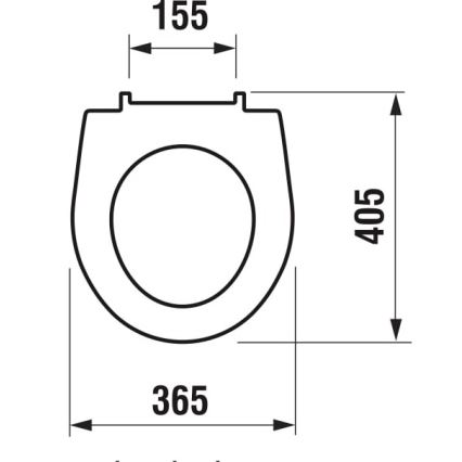 JIKA H8933803000631 - WC-ülőke LYRA duroplaszt/fehér