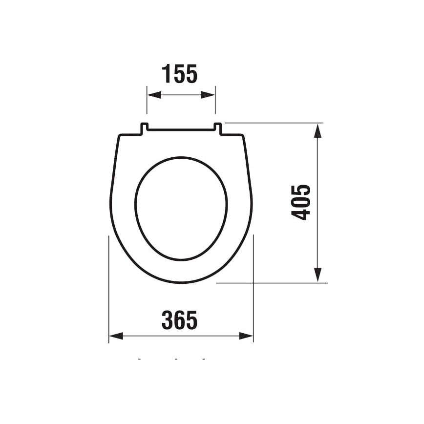 JIKA H8933803000631 - WC-ülőke LYRA duroplaszt/fehér