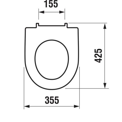 JIKA H8933853000001 - WC-ülőke SoftClose LYRA duroplast/fehér