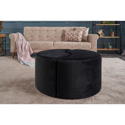 JING puff, átmérő 80 cm, antracit