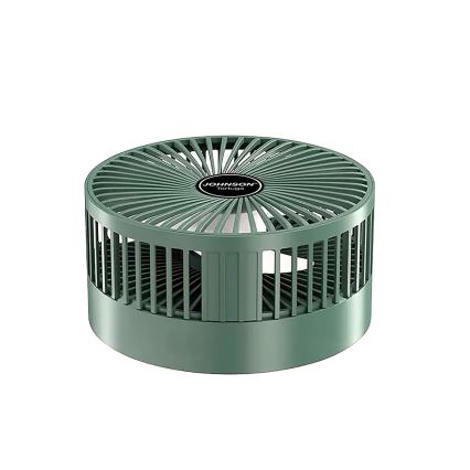 JOHNSON - TORTUGA újratölthető asztali ventilátor 5W/3,7V 1200 mAh átmérő 16,5 cm zöld