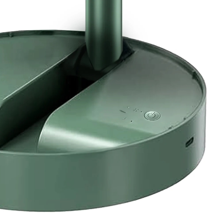 JOHNSON - TORTUGA újratölthető asztali ventilátor 5W/3,7V 1200 mAh átmérő 16,5 cm zöld