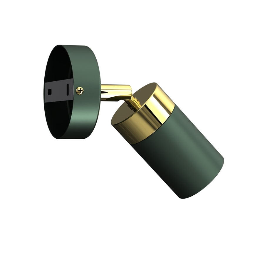 JOKER fali spotlámpa 1xGU10/25W/230V zöld/arany