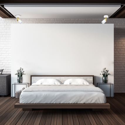 JOKER spotlámpa 1xGU10/25W/230V fehér/arany