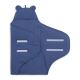 Jollein - Pamut pelenkás takaró BASIC STRIPE 100x105 cm Jeans Blue