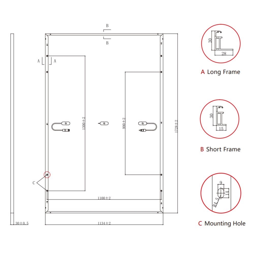 Jolywood Ntype 415Wp IP68 kétoldalas fotovoltaikus napelem