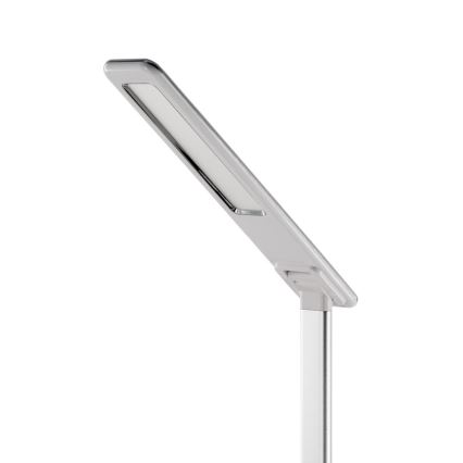 LED érintős asztali lámpa állítható fényerővel, vezeték nélküli töltéssel JOY LED/6W/230V + USB fehér