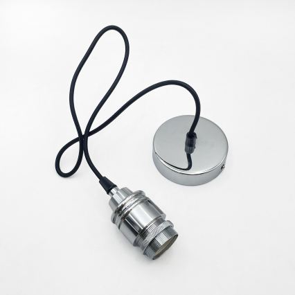 JULL függeszték kábellel 1xE27/15W/230V fényes króm/átlátszó