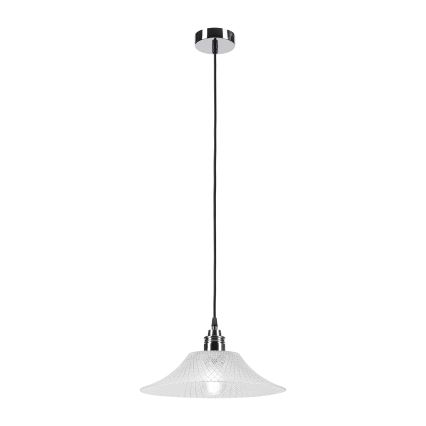 JULL függeszték kábellel 1xE27/15W/230V fényes króm/átlátszó