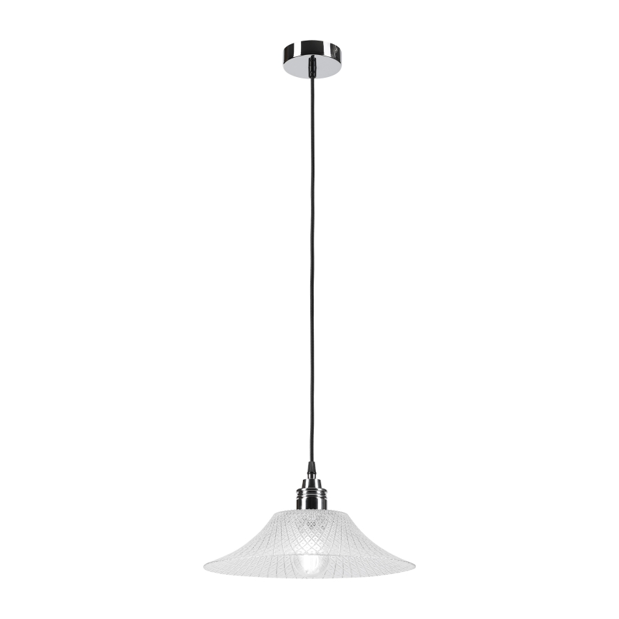 JULL függeszték kábellel 1xE27/15W/230V fényes króm/átlátszó