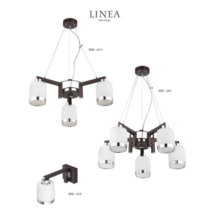 Jupiter 1060 - LNK - Fali lámpa LINEA 1xE27/60W/230V