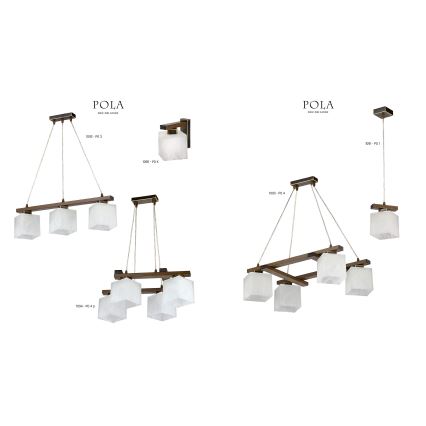 Jupiter 1091 - PO1 - Függeszték POLA 1xE27/60W/230V