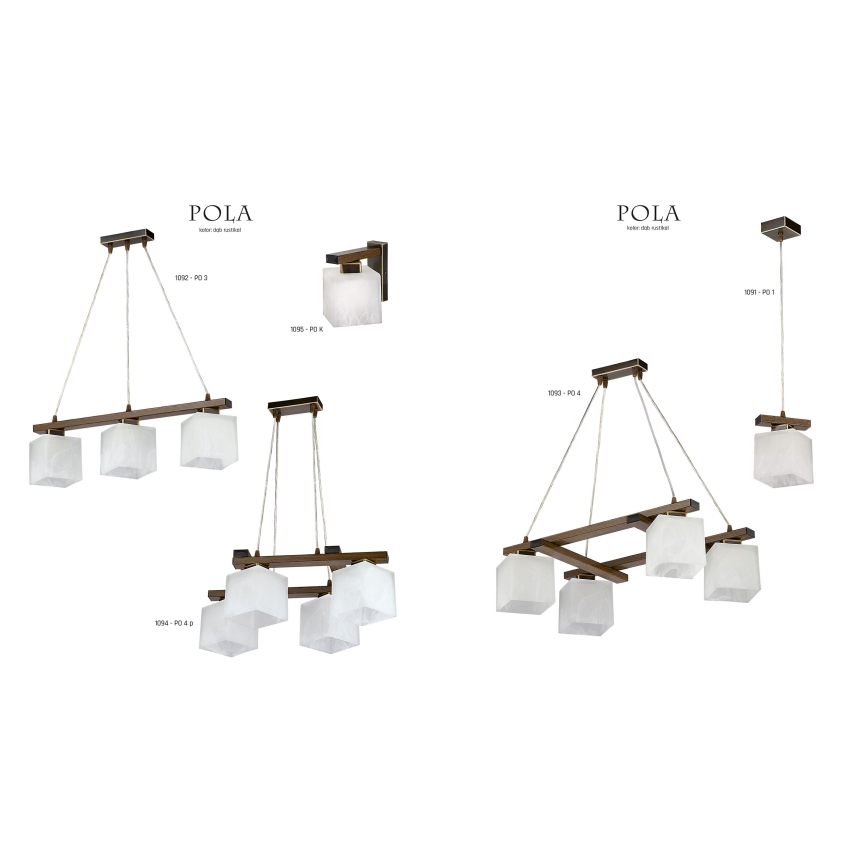 Jupiter 1091 - PO1 - Függeszték POLA 1xE27/60W/230V