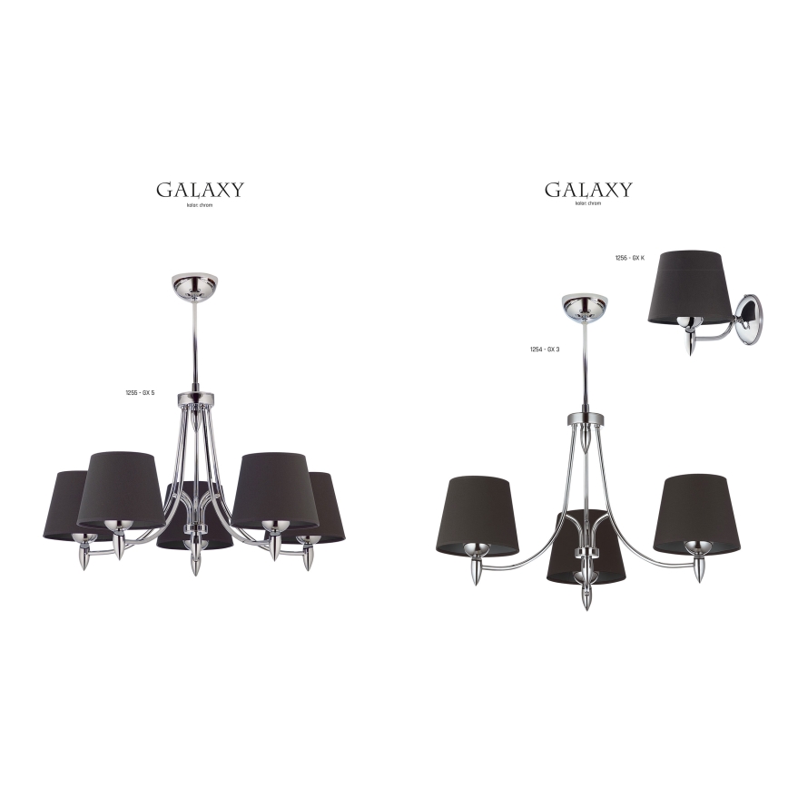 Jupiter 1256 - GX K - Fali lámpa GALAXY 1xE27/60W/230V