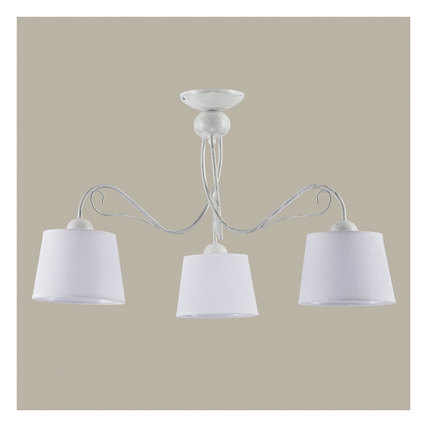 Jupiter 1349 - KM 3 PB - Mennyezeti lámpa KAMELIA 3xE27/60W/230V