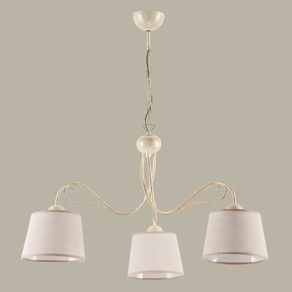 Jupiter 1353 - KM 3 E - KAMELIA 3 izzós E27/60W/230V láncos csillár