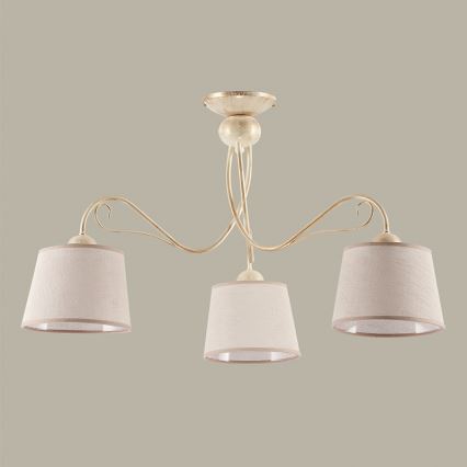 Jupiter 1357 - KM 3 PE - Mennyezeti lámpa KAMELIA 3xE27/60W/230V