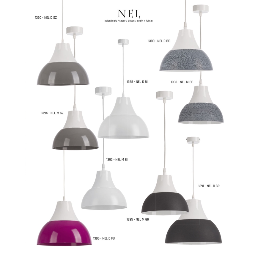 Jupiter 1395 - NEL M GR - Csillár NEL 1xE27/60W/230V