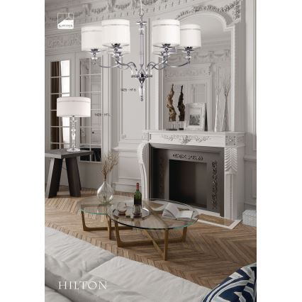 Jupiter 1428 - Asztali lámpa HILTON 1xE27/60W/230V