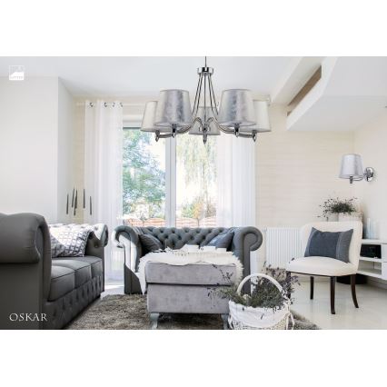 Jupiter 1516 - OS 5 ch - Csillár rúdon OSKAR 5xE27/60W