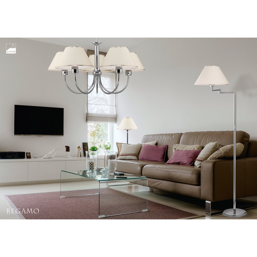 Jupiter 1583 - BG G CH - Asztali lámpa BEGAMO E27/60W