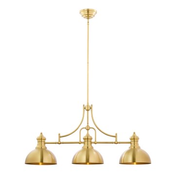 Jupiter 1915 - Mennyezeti lámpa rúdon PLATINO 3xE27/60W/230V réz