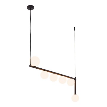 Jupiter 1927 - Csillár zsinóron TAIDA 6xG9/40W/230V fekete