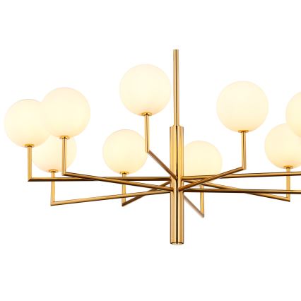 Jupiter 1931 - Csillár rúdon FEME 10xG9/40W/230V sárgaréz